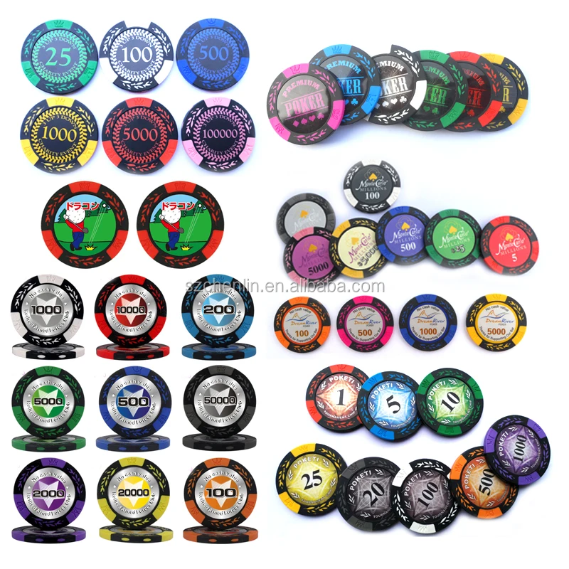 Custom Plastic Poker Chip With Serial Numbers For Events Buy Charity