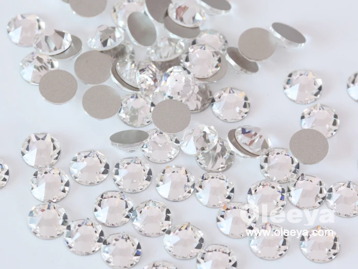 2088 Premium Gold Flat Back SS20 Crystal Rhinestones Sunshine Glass Non Hot Fix Stone Nail Art Rhinestone for Clothing Accessory