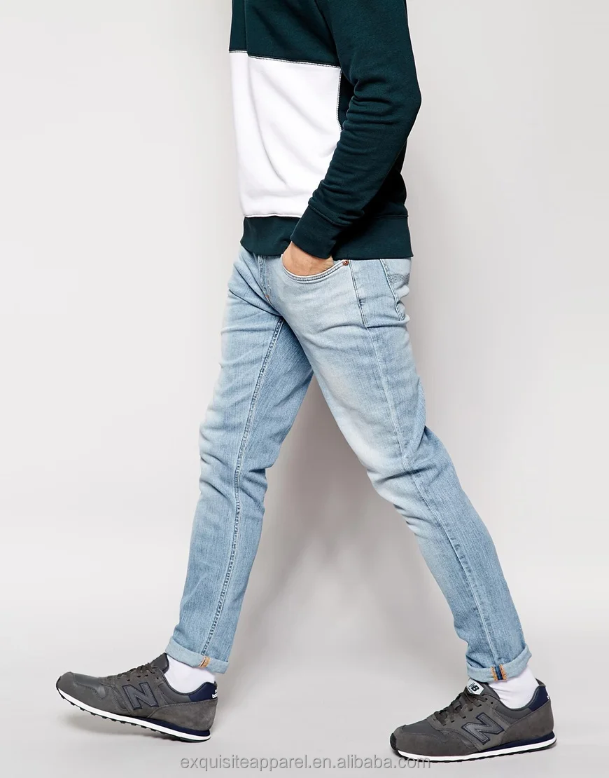 light denim pants