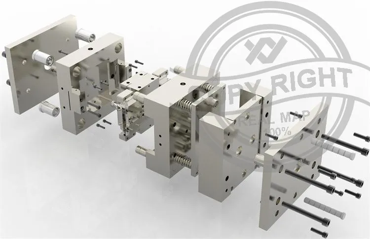 Plastic Injection Molding Mold Single Cavity / Multi Cavity For Elevator 1