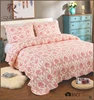 China wholesale market quilted bedspread, 3d bedspread