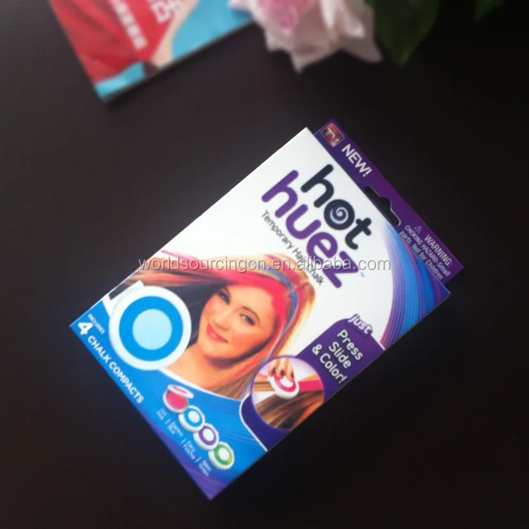 Natural Purple Red Green Blue 4 In 1 Hair Dye Hair Color Powder