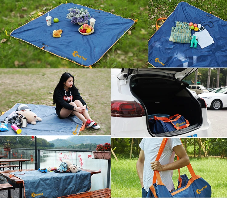 outdoor beach waterproof folding picnic blanket mat