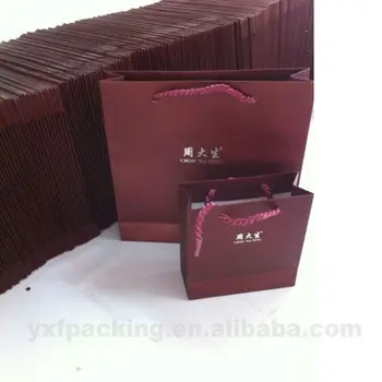 Chow tai seng famous jewelry gift paper bags,mini paper jewelry bags ... Smal seng