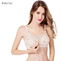 Flower Printing Women Maternity Bra Anti Emptied Bra for Nursing Front Open Buckle Pregnant Woman Underwear