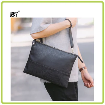 leather portfolio clutch