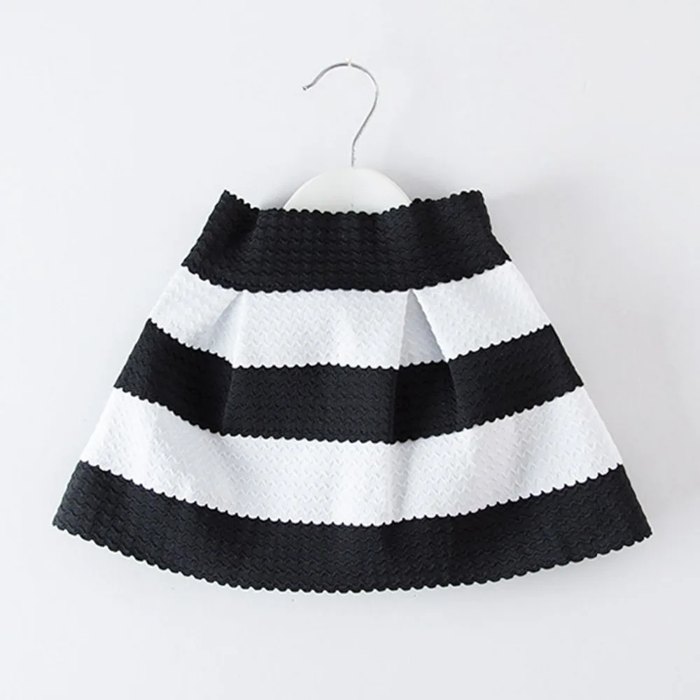 Girls Tutu Skirt Baby Children Girls Black And White Princess Party Skirts Kids Pettiskirts 2015 New