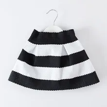 Girls Tutu Skirt Baby Children Girls Black And White Princess Party Skirts Kids Pettiskirts 2015 New