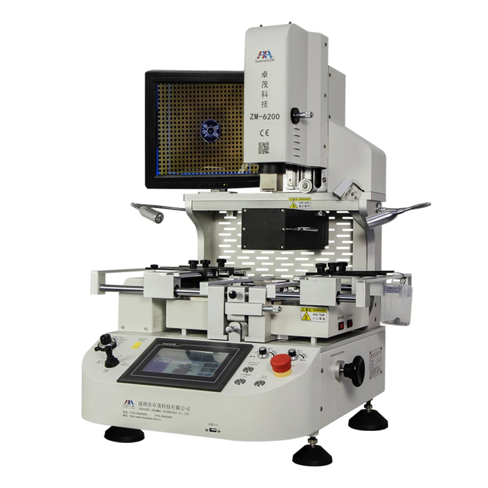 semi-automatic motherboard bga rework station ZM-R6200 soldering and desoldering for lg g3 motherboard