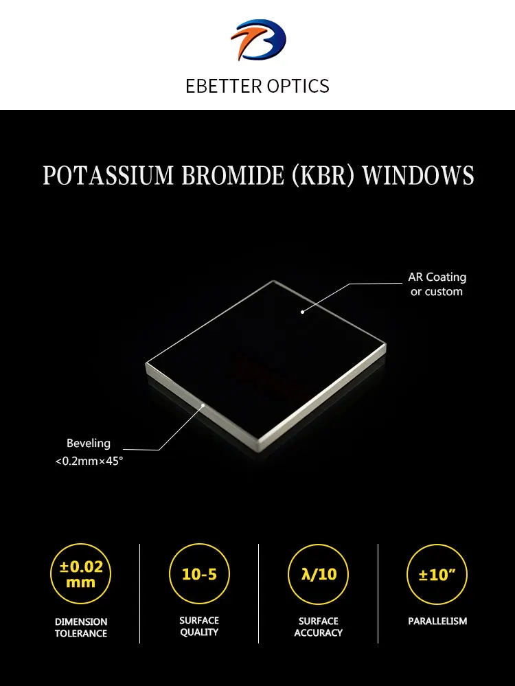 KBr Glass Window