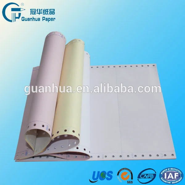 sample certificate 80g Computer High Continuous Paper Copy Paper Ncr Quality