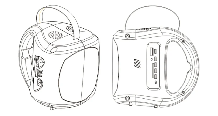 5 solar led lantern