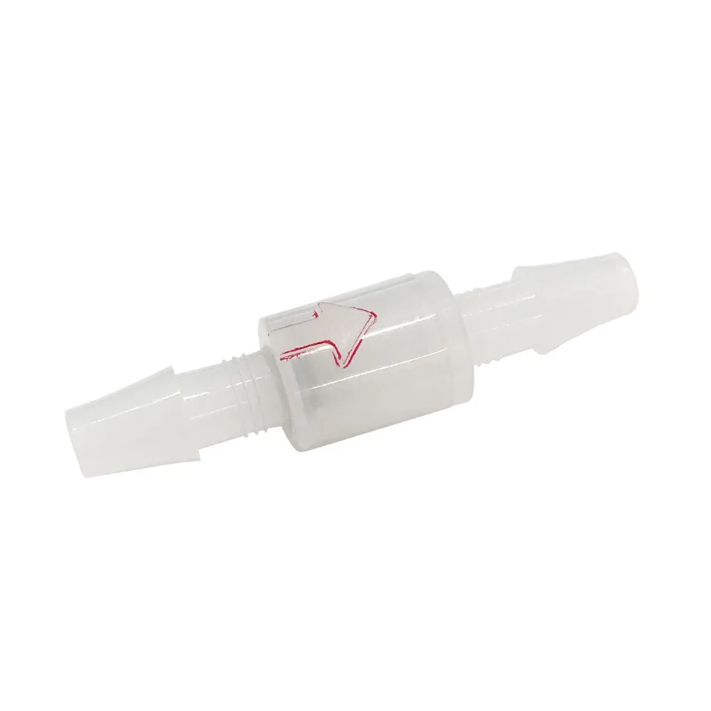 1/4 Inch Pvdf Spring Check Valve Nonreturn Plaatic Valve Gas Or Liquid