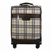 HIBO hot selling 4 wheel spinner 18 inch PU luggage travel bags