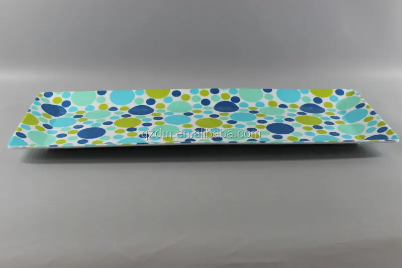 19 inch melamine rectangle tray
