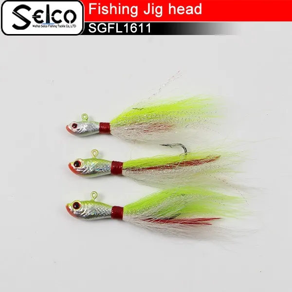 1/2oz 1oz 2oz 3oz 4oz Bucktail Cheap Fishing Swim Bait Lead Jig Heads