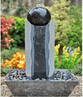 Egg Shape Small Stone Water Fountain For Garden Decoration Egg Shape Small Stone Water Fountain For Garden Decoration