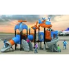 Popular and combined playground plastic slides cheap tube slide kids outdoor playground equipment on sale HF-1891B