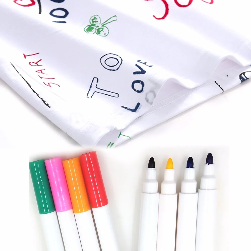 Wholesale Washable Color Marker Pens Use For Textile Fabrics And Office