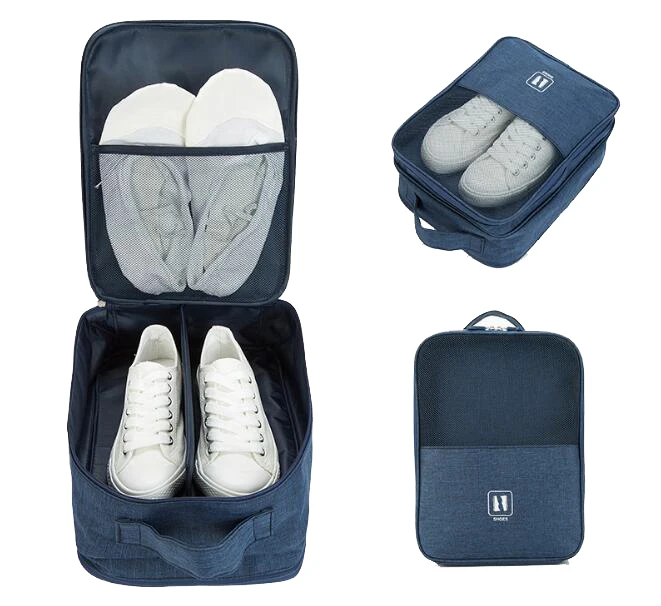 multiple shoe travel bag