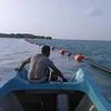 Wear Resistant UHMWPE Floating Pipe with float and rubber hose