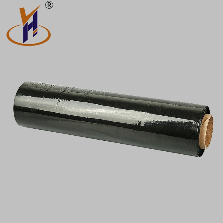 Free sample pallet wrap packing stretch hand wrapping transparent black stretch film for packaging winding wholesale