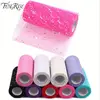 6'' 100 Yard 53 Colors Spool Tutu Glitter Shimmering Sequin Tulle Roll Wholesale Tulle Rolls