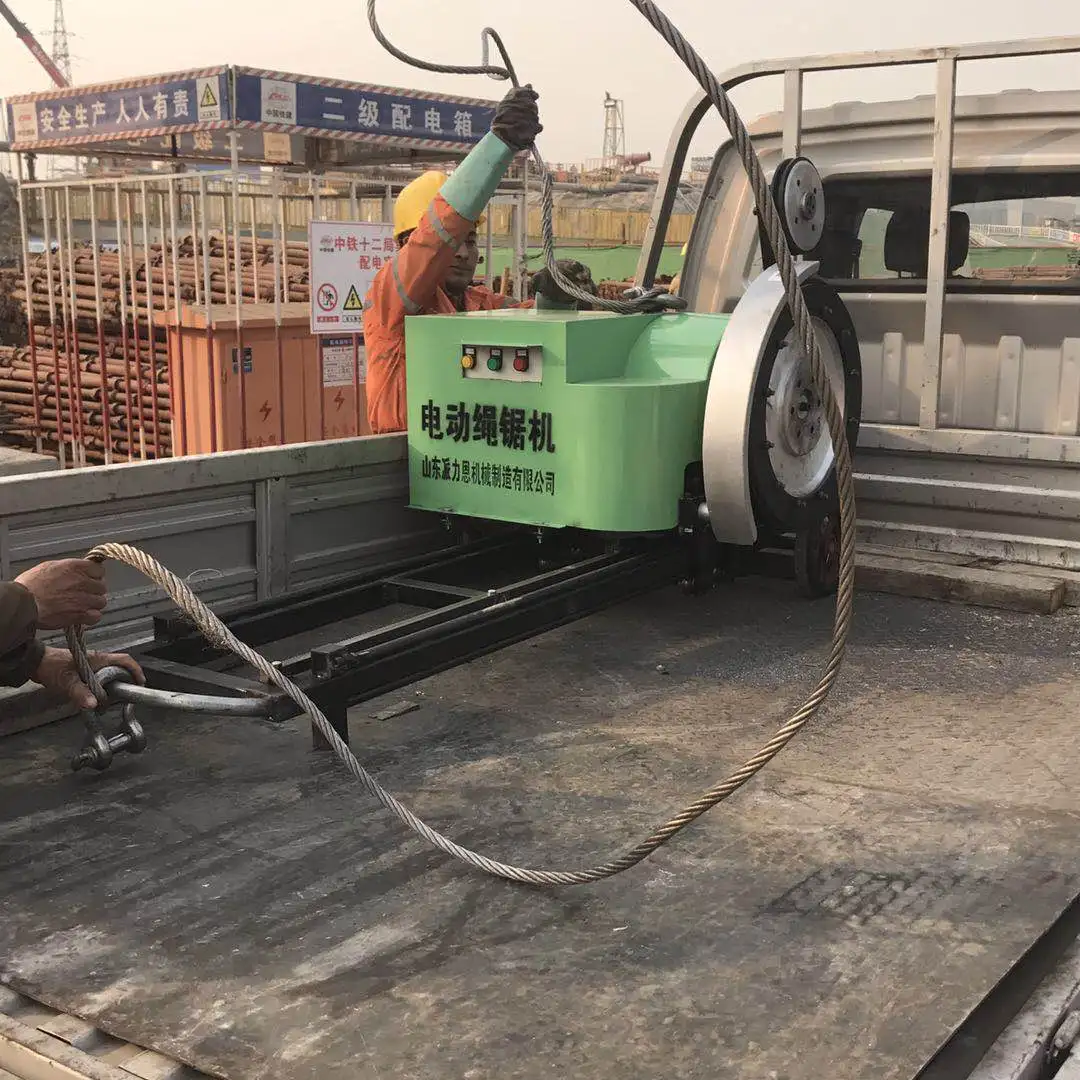 Electric Diamond Wire Saw Cutting Machine For Concrete/stone/rock