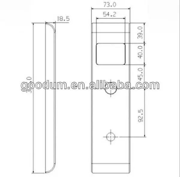 Goodum smart card safety hotel lock