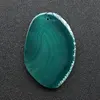 reiki healing unique craft gemstones mats agate slices pendants necklace accessory