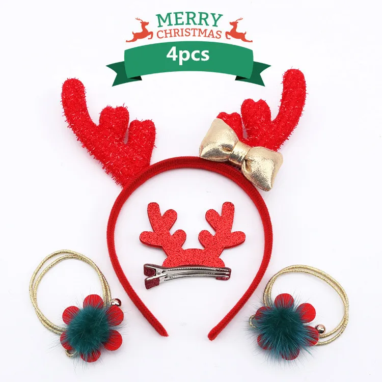 Wholesale Lovely Christmas Hairband Set For Kids Children Cute Ear ...