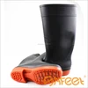 Guangzhou factory PVC material rubber rain boot usa and pink long safety shoes steel toe manufacturer SA-9912