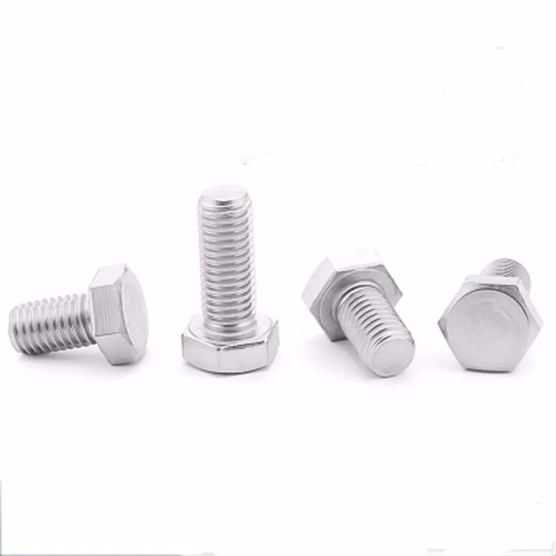 M6 M8 Anodized Plated Aluminum Hex Bolt Din933 Buy Aluminum Hex Bolt