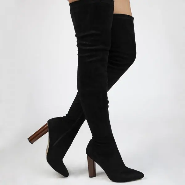 over the knee boots stiletto