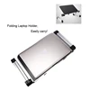 New folding laptop table bed computer desk with density board and aluminium alloy legs/laptop holder for bed
