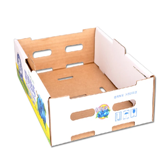 Fresh Fruit And Vegetable Packaging Trays Carton Box Corrugated Shipping Storage Carton Buy