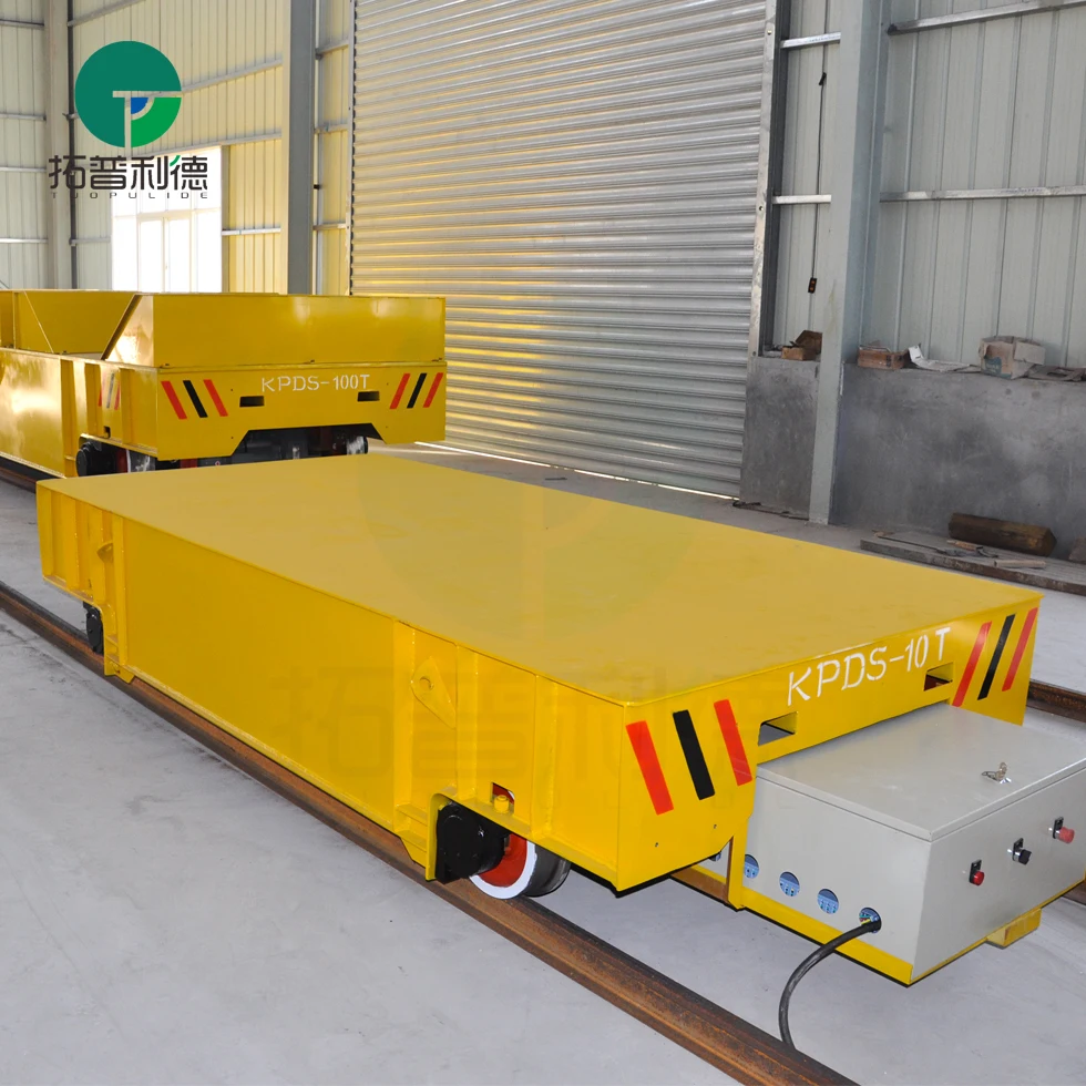 conducting rail power transfer trailer,mold transport car,motorized transfer car