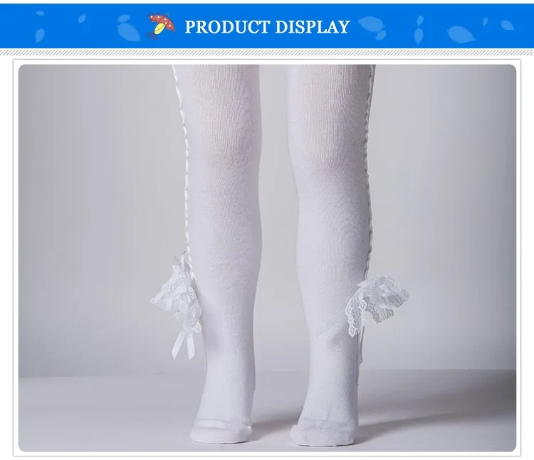 White Baby Leggings Hand Made Lace Bow Children's Tights Buy Children