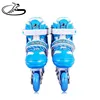 4 size adjustable electric LED reduas patins inline shoe