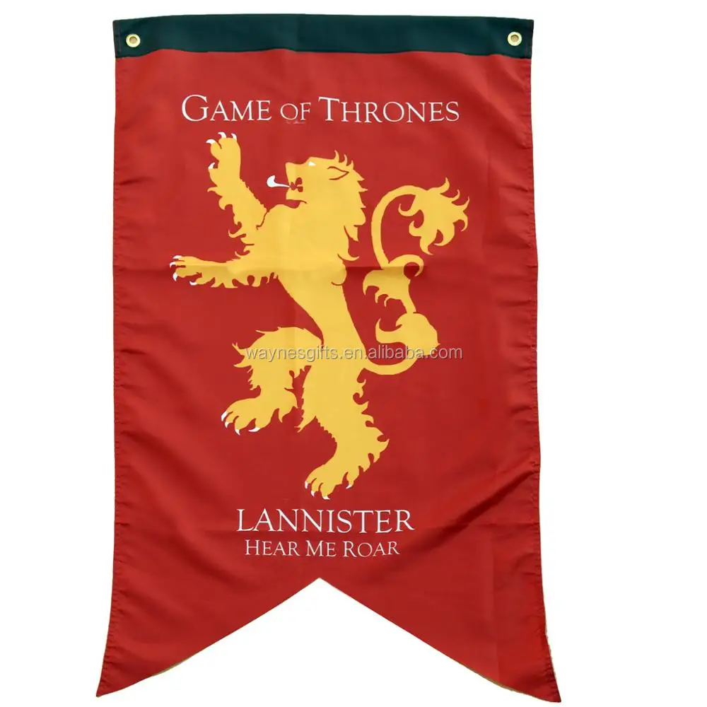 Decor Game Of Thrones Banner Flag Bolton & Baratheon & Greyjoy ...