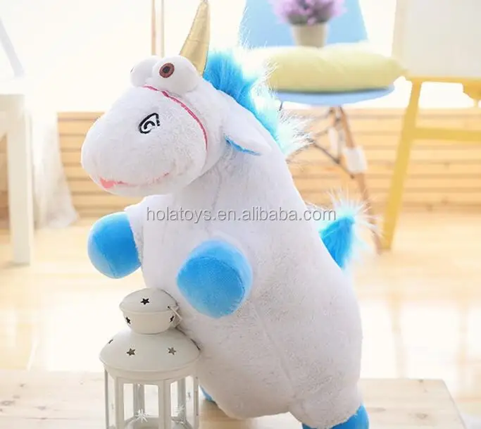 peluche licorne noire