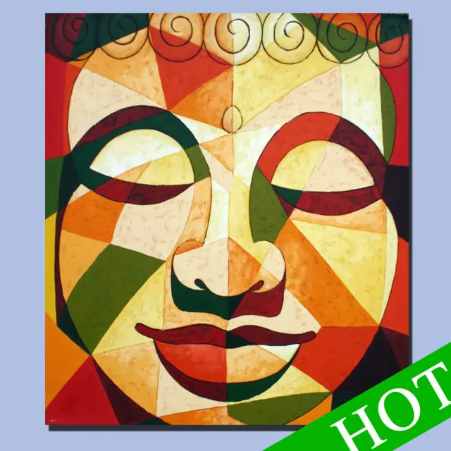 buddha painting modern abstract-source quality buddha painting m