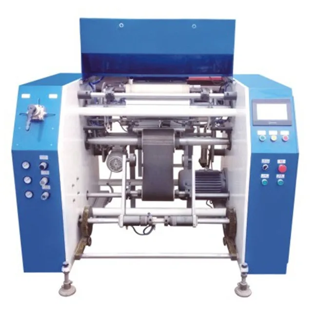 Hot sale XHD automatic  jumbo roll slitting food grade cling film rewinder 
