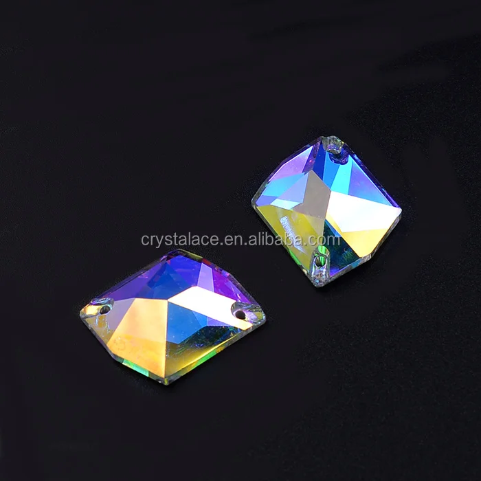 Axe shape 12X19mm sew on crystal glass stones