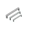 Manufacturing Luxury stainless steel curved cabinet furniture dresser pull handle