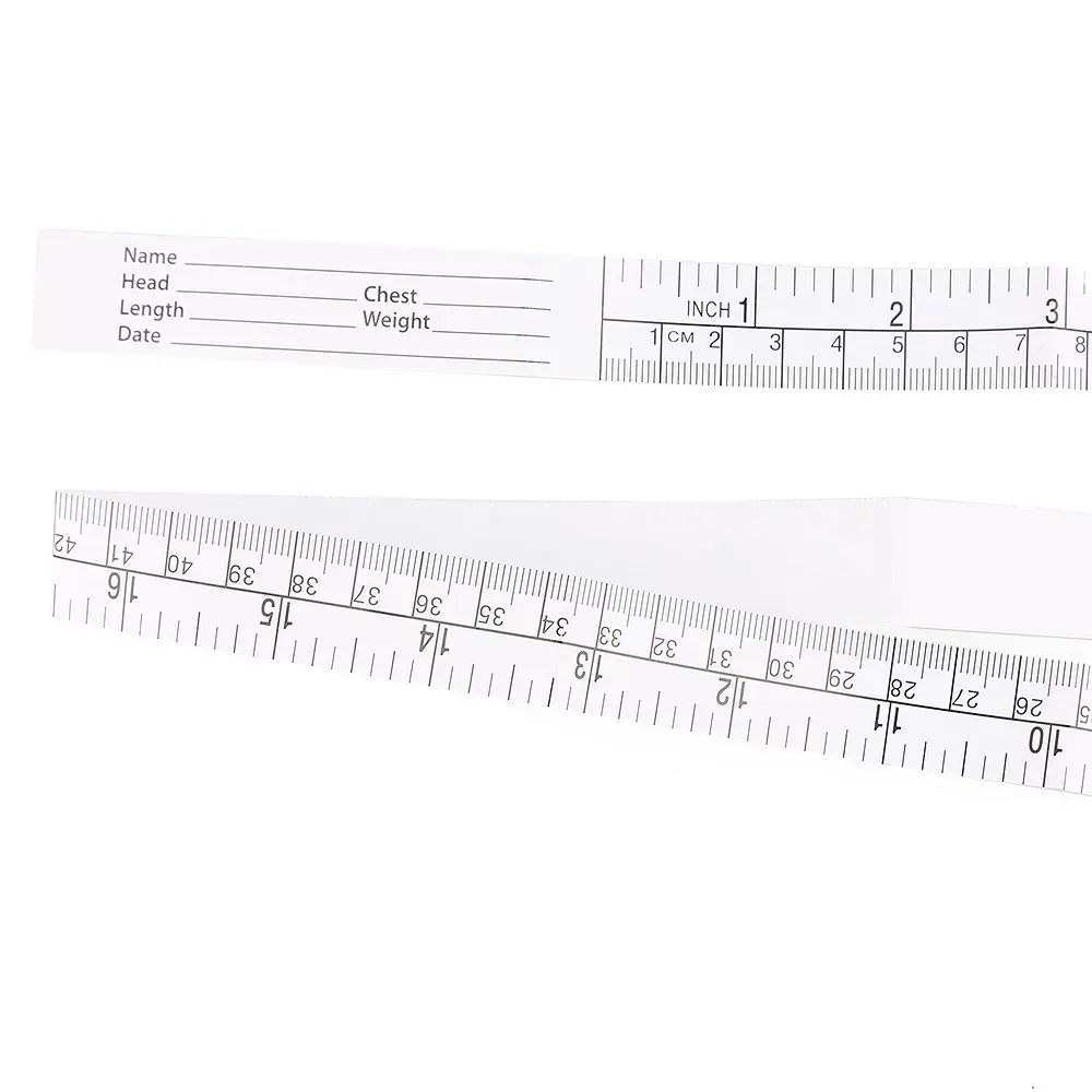 1 Meter 40" Paper Tape Measure Wound Rulers Educare Used Measuring