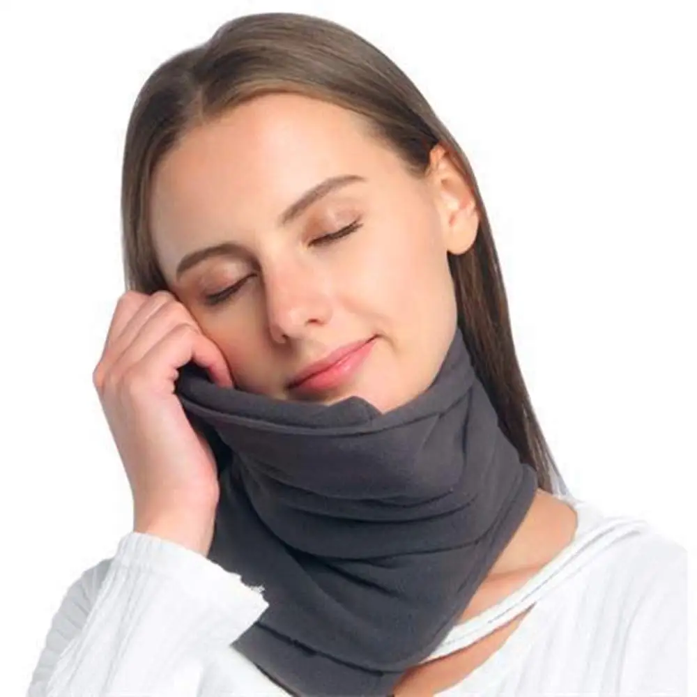 airplane neck pillow scarf