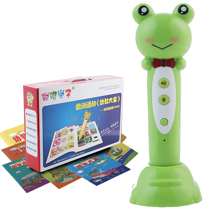 ABS Plastic Eco-friendly Read Pen Learning Toy for Kids English Audio Books Magic Talking Pen