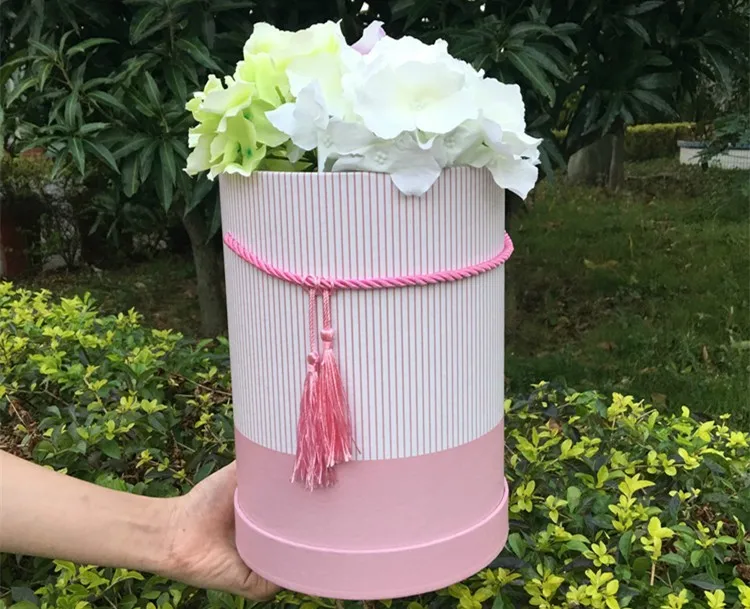 Luxury custom printing colorful cardboard round box flower boxes 7.jpg