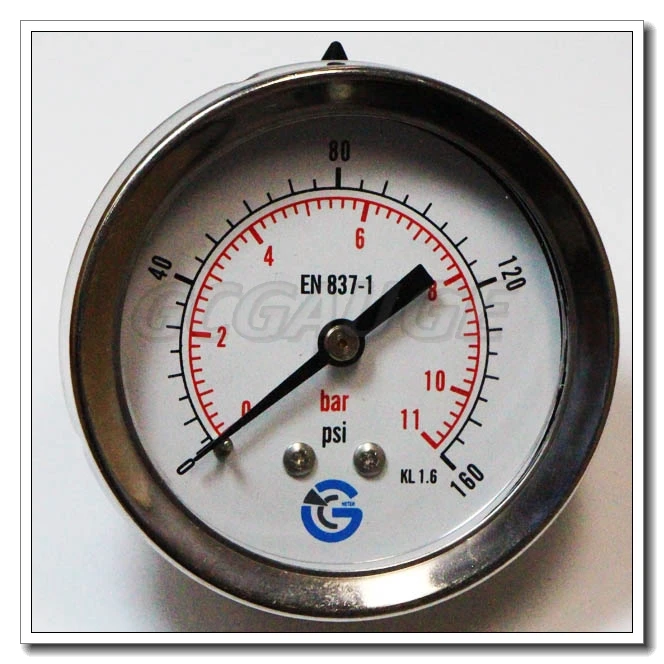 High Quality Bourdon Tube Type Back Connection Analog Manometer Buy